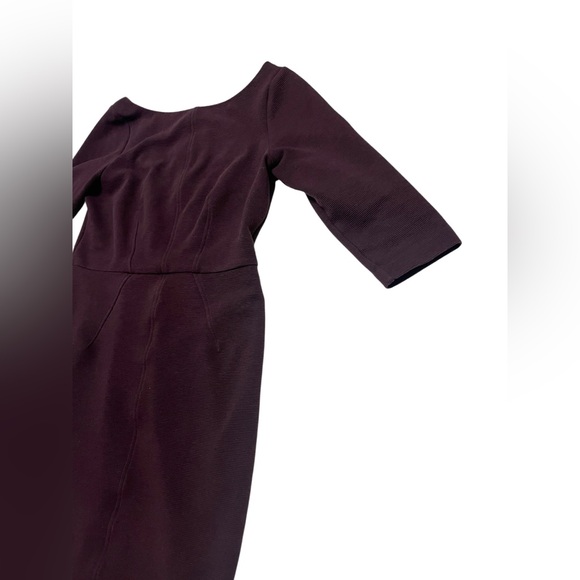 Boden Aurelia Ottoman Elegant Plum Women's Dress Sz US 8P - Picture 3 of 9